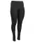 Thermo legging met fleece zwart