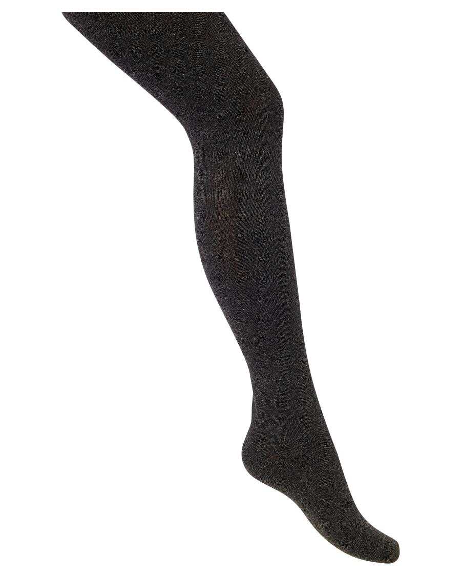 Basic Strumpfhose anthrazit melange