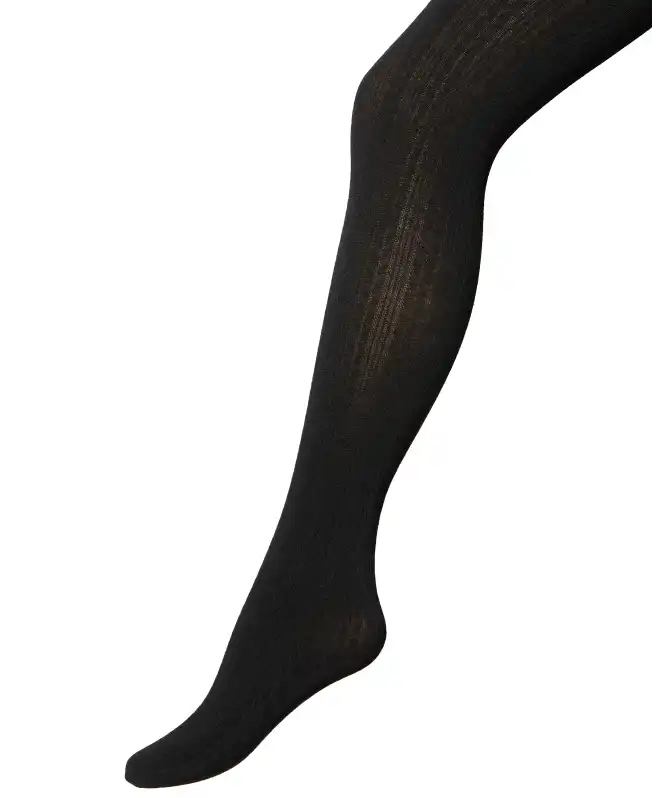Strumpfhose mit Zopfmuster