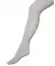 Strumpfhose mit Zopfmuster grau melange