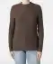 Shirt aus strukturiertem Stoff braun