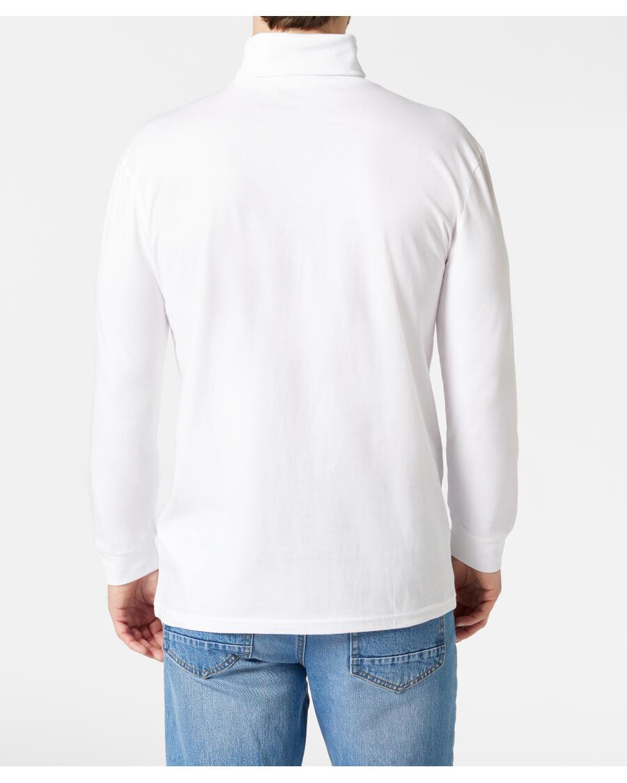 Sweter z golfem basic Identic, proste obszycie