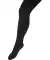 Einfarbige Thermo-Strumpfhose schwarz