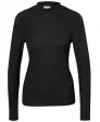 Strukturiertes Langarmshirt