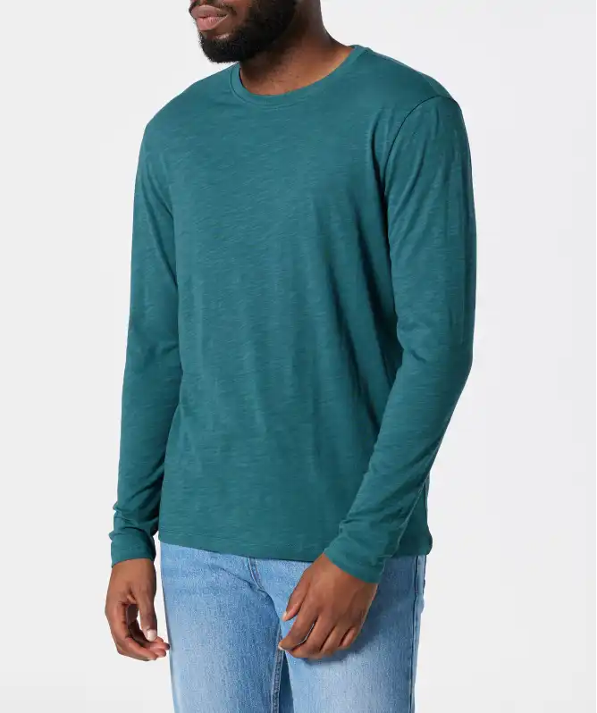 Meliertes Langarmshirt