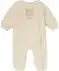 Newborn Fleecestrampler ecru