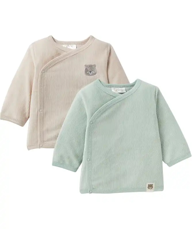 Newborn Wickelshirts aus Velours