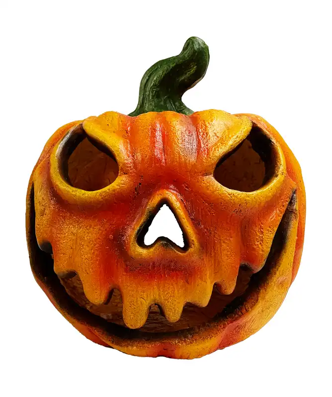 Theelichthouder pompoen