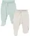 Newborn Pull-on-Hosen gerippt hellgrau