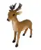 Kerstdecoratie hert bruin