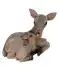 Deco hert kerst bruin