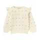 Sweter dzianinowy z falbanami