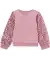 Sweatshirt mit Pailletten rosa