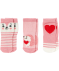 Socken mit Flausch-Details rosa