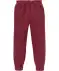 Joggingbroek met glitter wijnrood