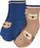 Frottee-Socken mit ABS-Druck dunkelblau