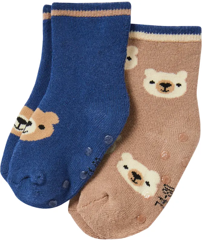 Frottee-Socken mit ABS-Druck