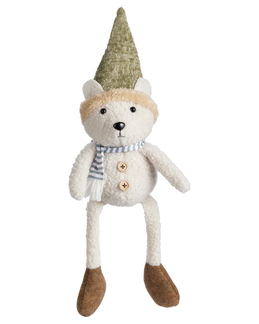 Deko-Bär Weihnachten mintgrün