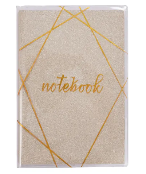 Notitieboekje met glitter