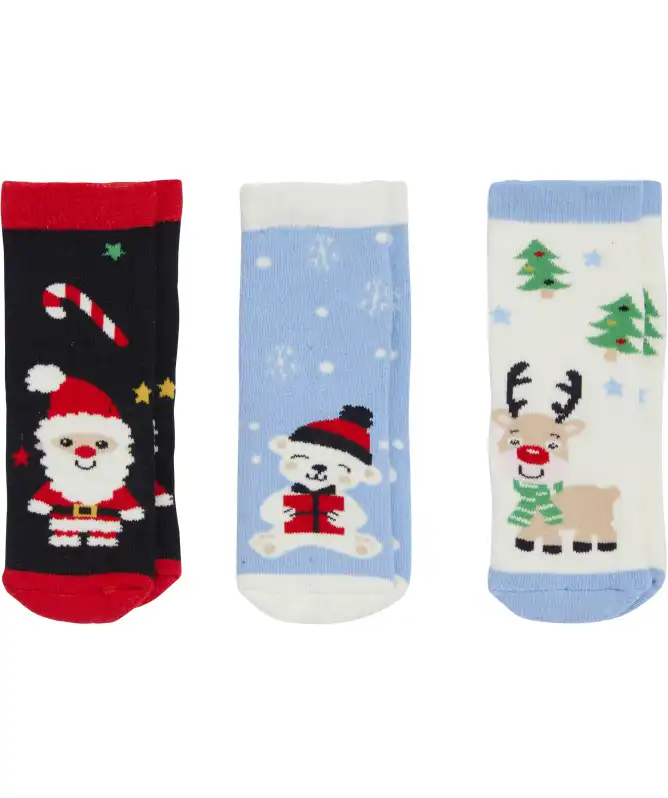 Frottee-Socken Weihnachten