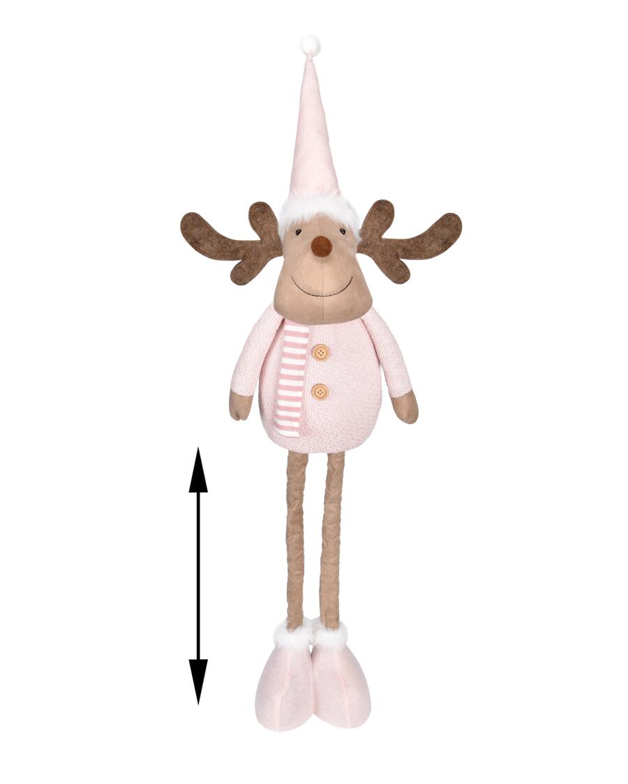 Deko-Rentier Weihnachten rosa