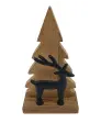 Deko-Tanne mit Hirsch Weihnachten