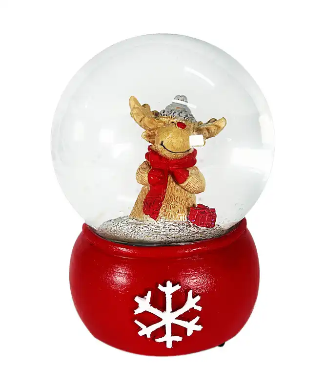 Sneeuwbol met muziek kerst