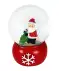 Sneeuwbol met muziek kerst rood/wit
