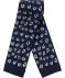 Thermo legging met patroon donkerblauw
