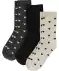 Socken mit Glitzergarn schwarz