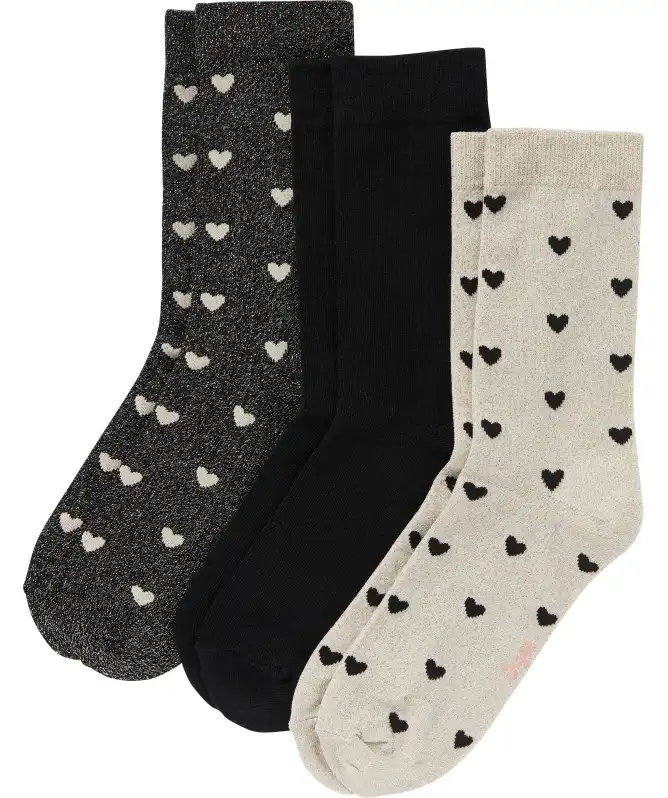 Socken mit Glitzergarn