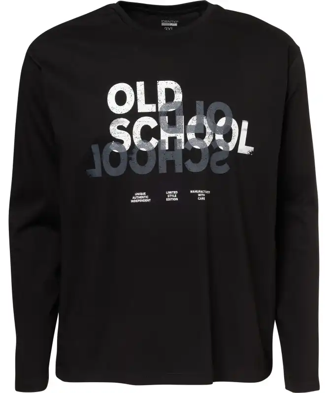 Langarmshirt mit Schriftzug