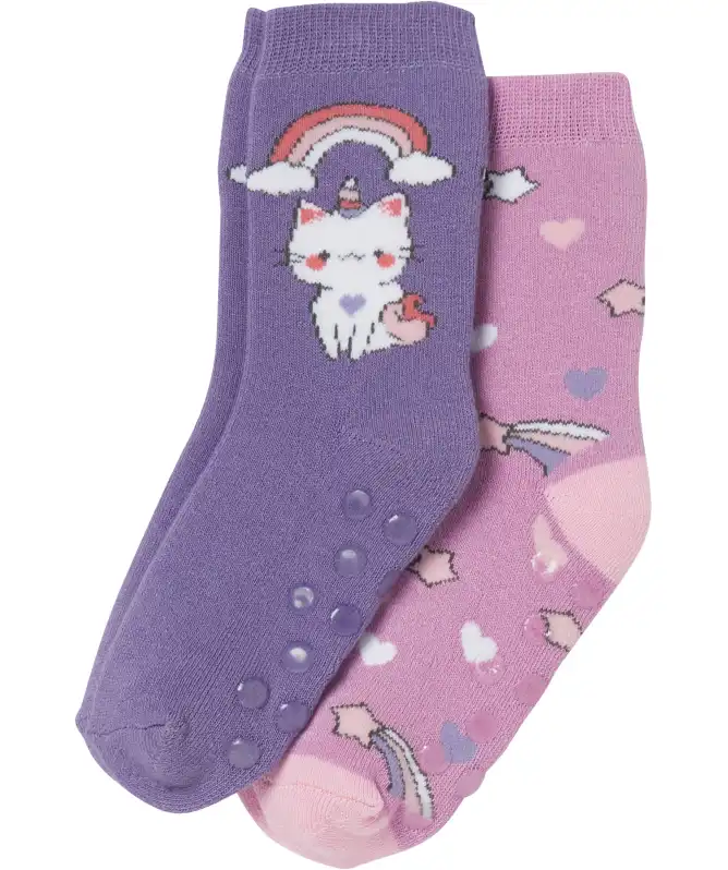 Frottee-Socken mit ABS-Druck