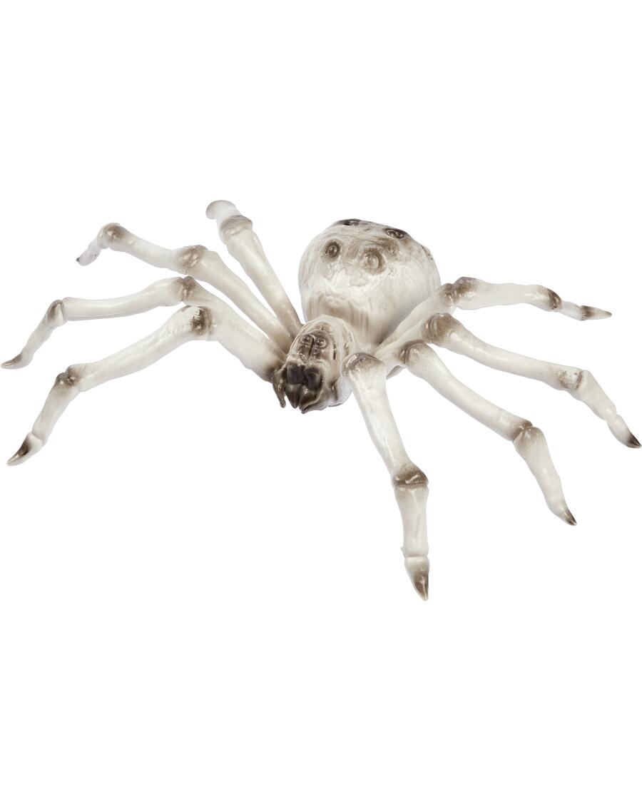 Deko-Spinne Halloween weiß