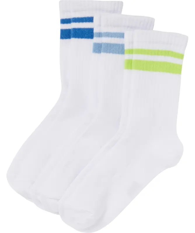 Tennissocken mit Streifen