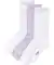 Gerippte Socken weiß