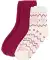 Socken Flausch + Frottee pink