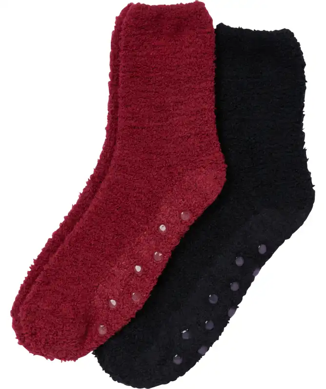 Fluffy sokken met ABS antislip