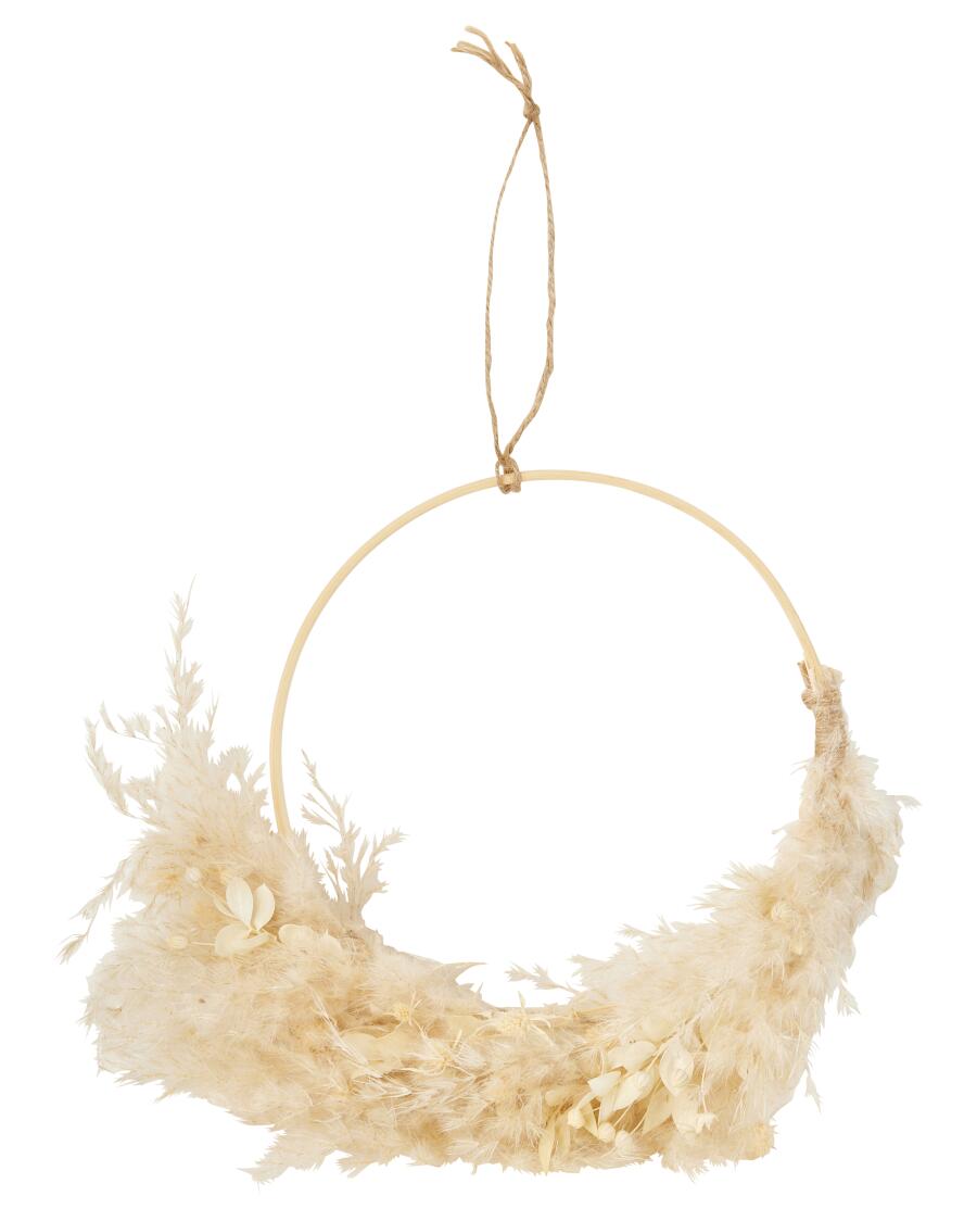 Wieniec z suszonych kwiatów różne wzory, Ø ok. 20 cm