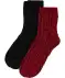 Skarpety czerwony/czarny