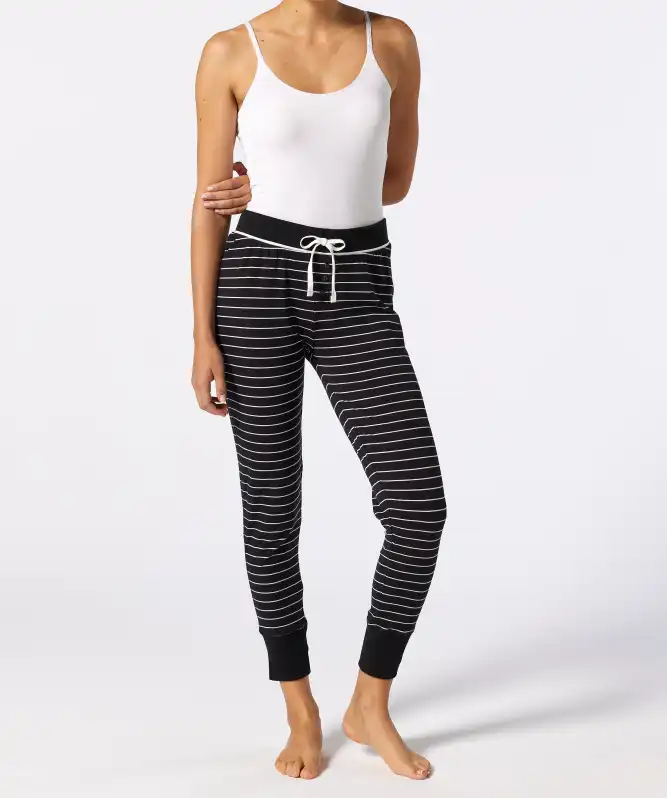 Gestreifte Pyjamahose