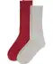 Skarpety szary/czerwony