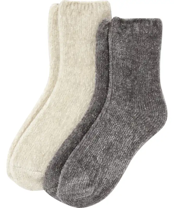 Glitzernde Socken aus Chenille
