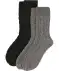 Skarpety zimowe czarny/szary