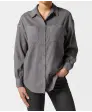 Oversized corduroy blouse
