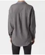 Oversized corduroy blouse