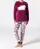 Fleece-Pyjama beere