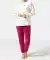 Fleece-Pyjama Herzen beere