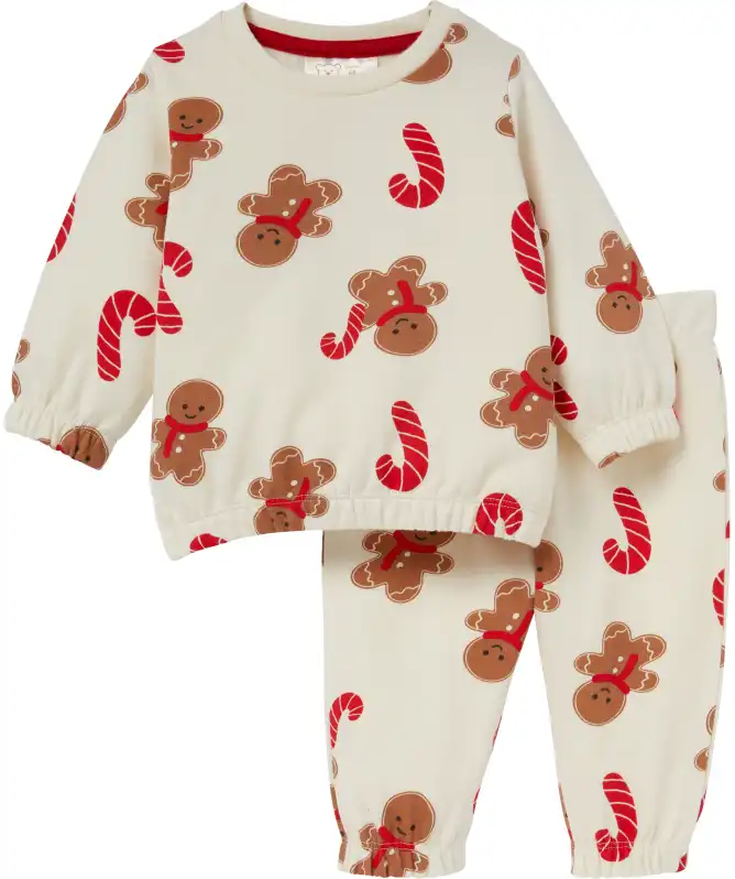 Newborn Sweatshirt + Sweathose Weihnachten