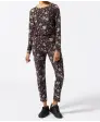 Fluffy broek met bloemenpatroon